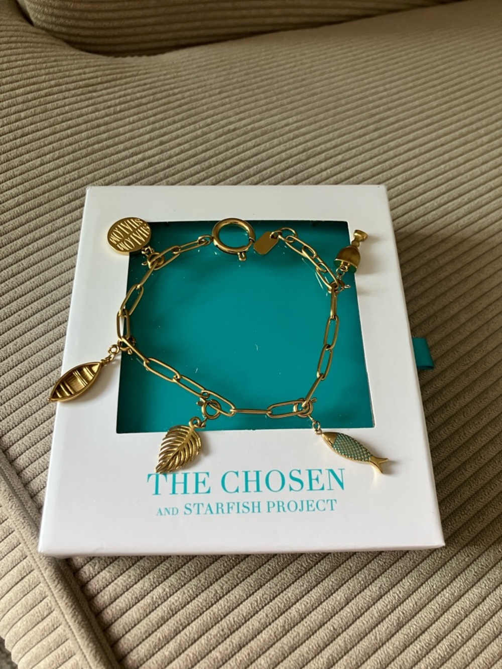 The Chosen Gold Charm Bracelet